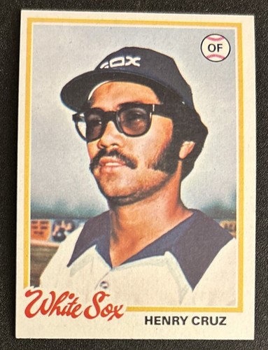 1978 Topps Henry Cruz Baseball Card #316 White Sox OF VGEX O/C