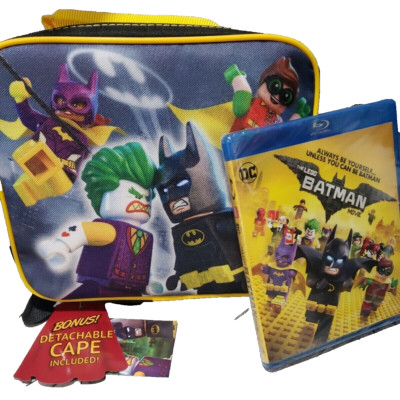 DC Lego Batman Movie Blu-ray & Lunchbox Exclusive WB New Open Box
