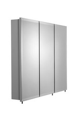 Croydex Large Bathroom Cabinet Mirror Doors Hang 'n' Lock™ 76x91cm - Westbourne