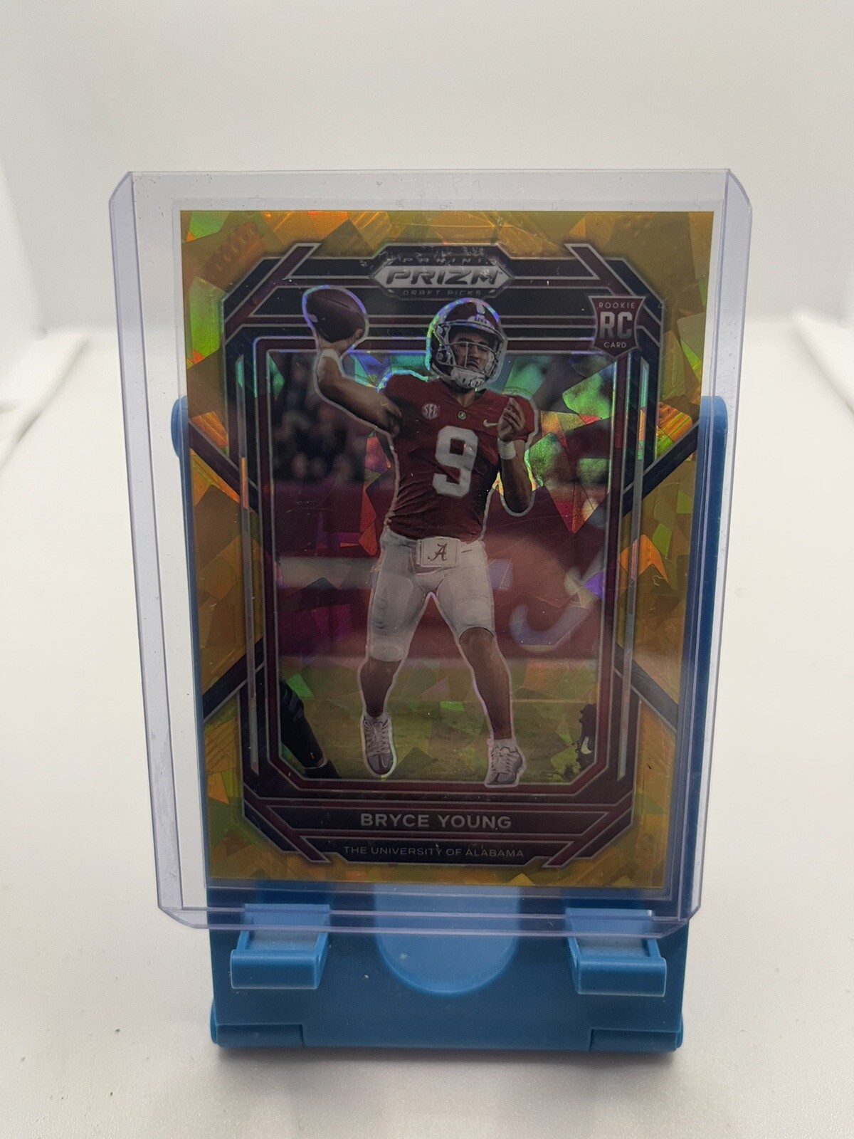 2023 Panini Prizm Draft Picks - Gold Ice Prizm #101 Bryce Young (RC)