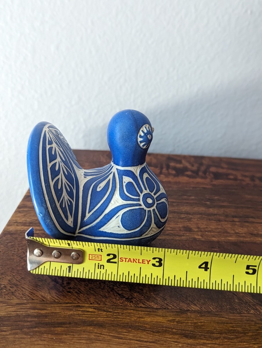 PABLO ZABAL パブロザバル 鳥 孔雀 ピーコック 青釉陶器 ビンテージ PABLO ZABAL パブロザバル 鳥 孔雀 ピーコック 青釉陶器 ビンテージ