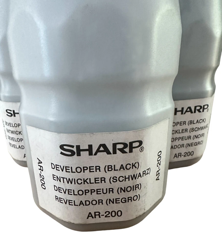 Sharp AR-200 Developer X3 Bottles Refill Genuine Official Sharp Product - Image 2 of 2