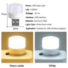 5 PCS USB LED Plug Lamp 1W Super Bright Light - Portable USB night light