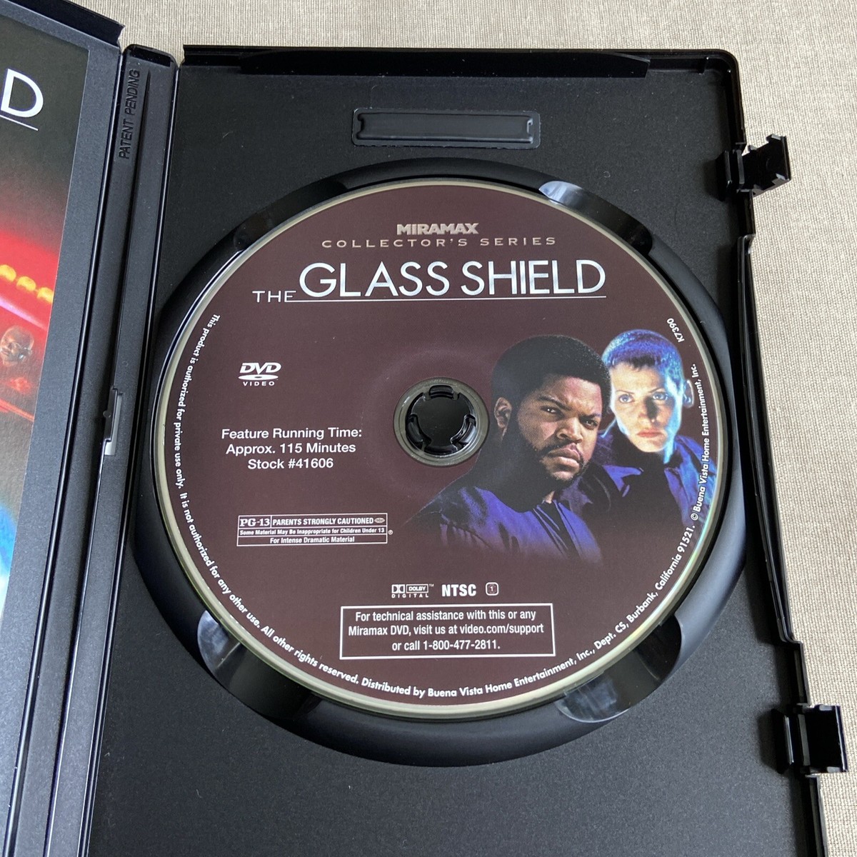 The Glass Shield (DVD 1994 w/ Miramax Guide) Ice Cube Michael
