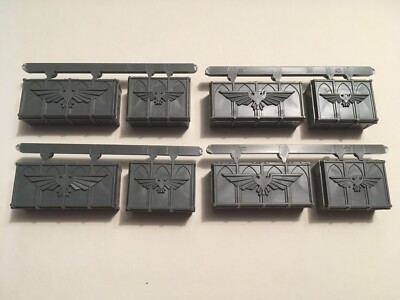 8 Ammo Supply Crates Container Kill team terrain Warhammer 40k Necromunda Crate