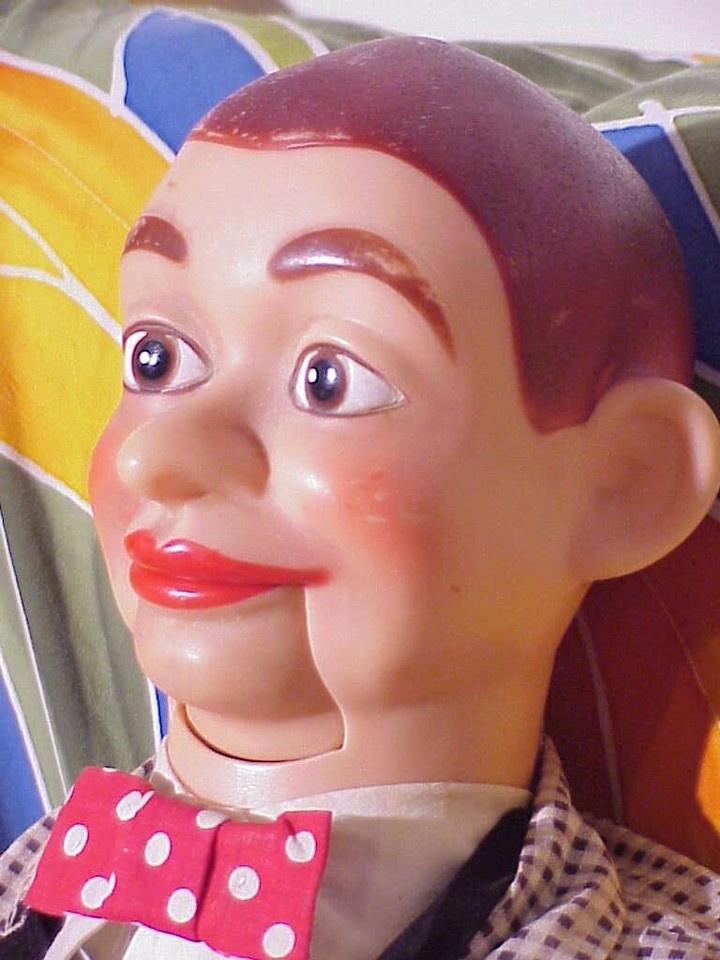 1960s KNUCKLEHEAD SMIFF Ventriloquist Dummy Doll by Juro Novelty