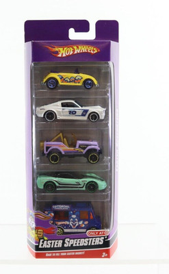 Hot Wheels Easter Speedsters 5 Pack Target Exclusive 2009 NIP