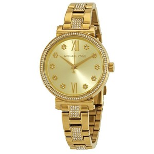 MK3881 Sofie Cristal Michael Kors Tono Dorado Acero Inoxidable para Mujer  Reloj | eBay