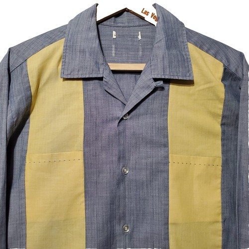 Steady Last Call Button Shirt Men's 3X Black/Red Tiki Bowling