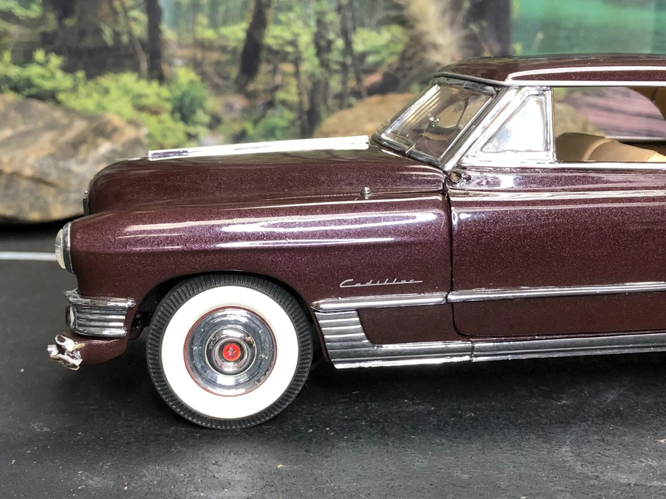 1:24 Diecast Car Franklin Mint BROWN 1949 CADILLAC COUPE DE VILLE No Box AS-IS - Image 3 of 4