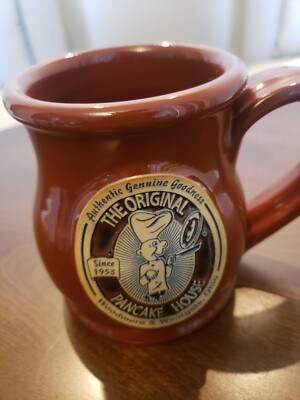 Deneen Pottery Mug THE ORIGINAL PANCAKE HOUSE Woodmere & Westgate OH