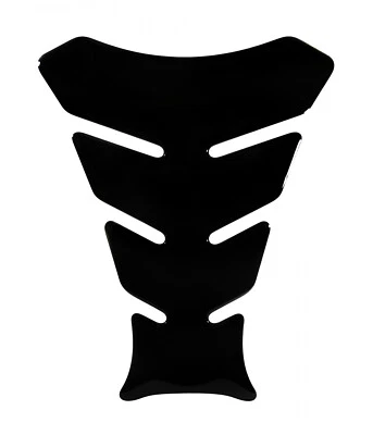 Motorrad Tankpad 3D Aufkleber - Uni Schwarz Lackschutzfolie Tankschutz : Form 8