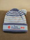 SNCO Boys' Blue/White 100% Acrylic San Francisco Beanie, one size — photo 3