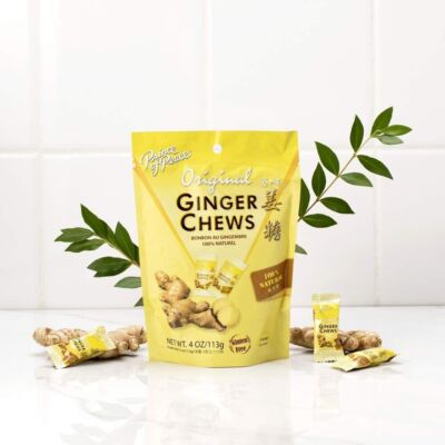 SM Prince of Peace Original Ginger Chews 4 oz Candied Ginger Natural Candy
