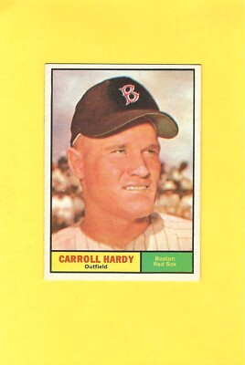1961 Topps #257 Carroll Hardy Boston Red Sox NM to Mint Beauty!