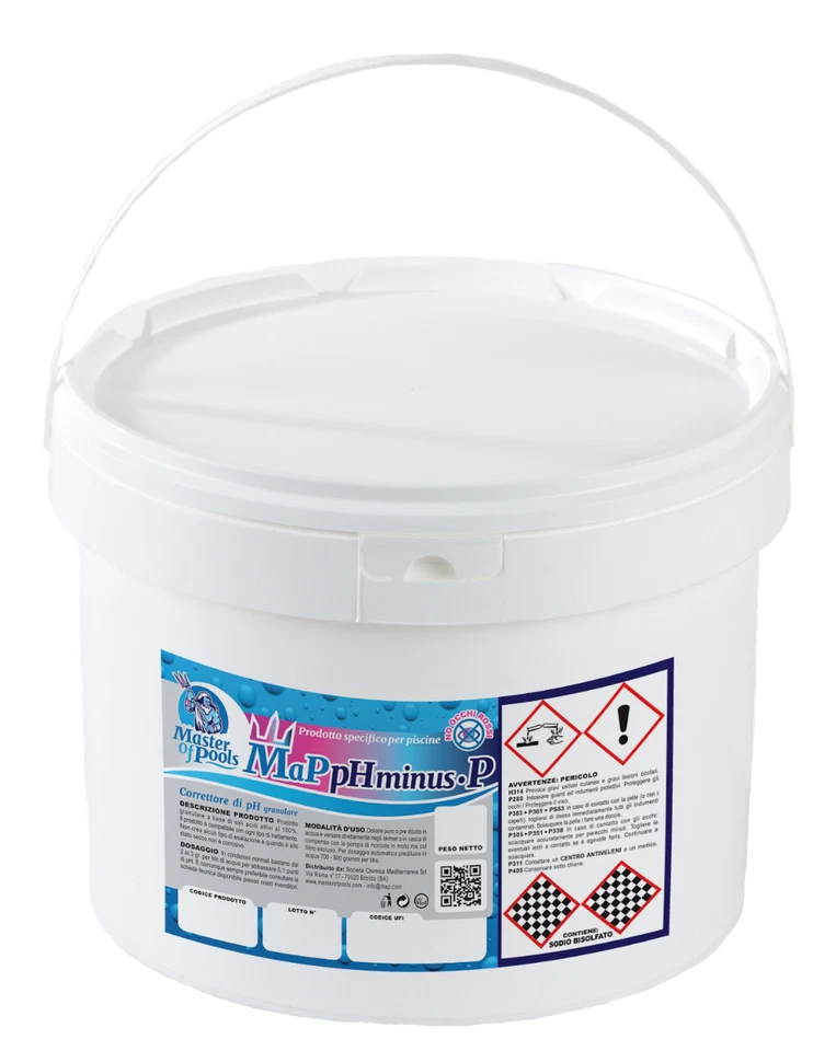 Kit Tridente, kit completo prodotti chimici piscina 100-120 mc Master of Pools - Immagine 3 di 4