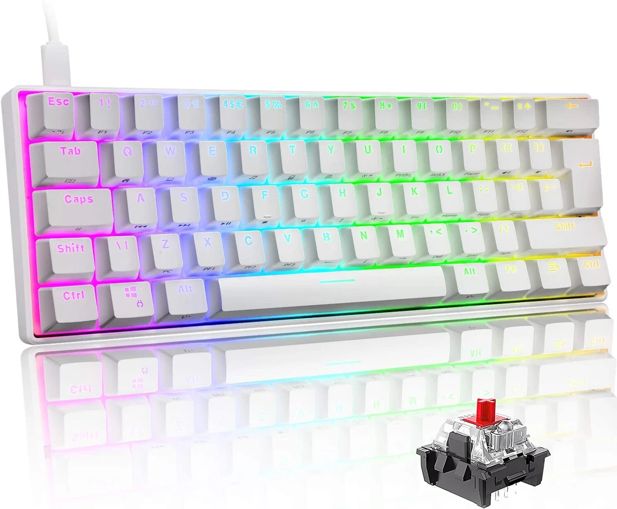 60 keyboard led clearance