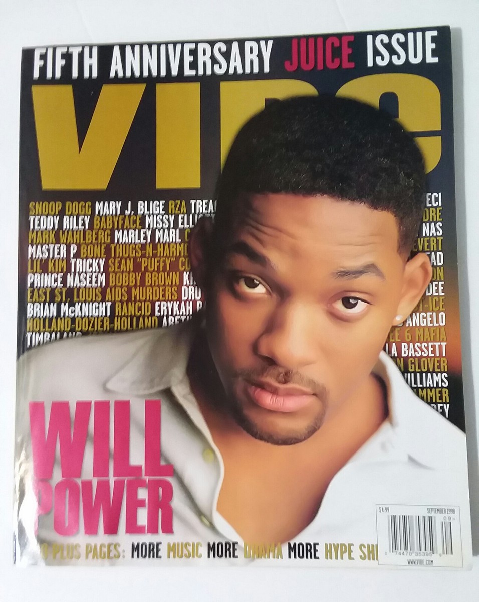 Vibe Magazine (September, 1998) Juice issue; Will Smith, Angela