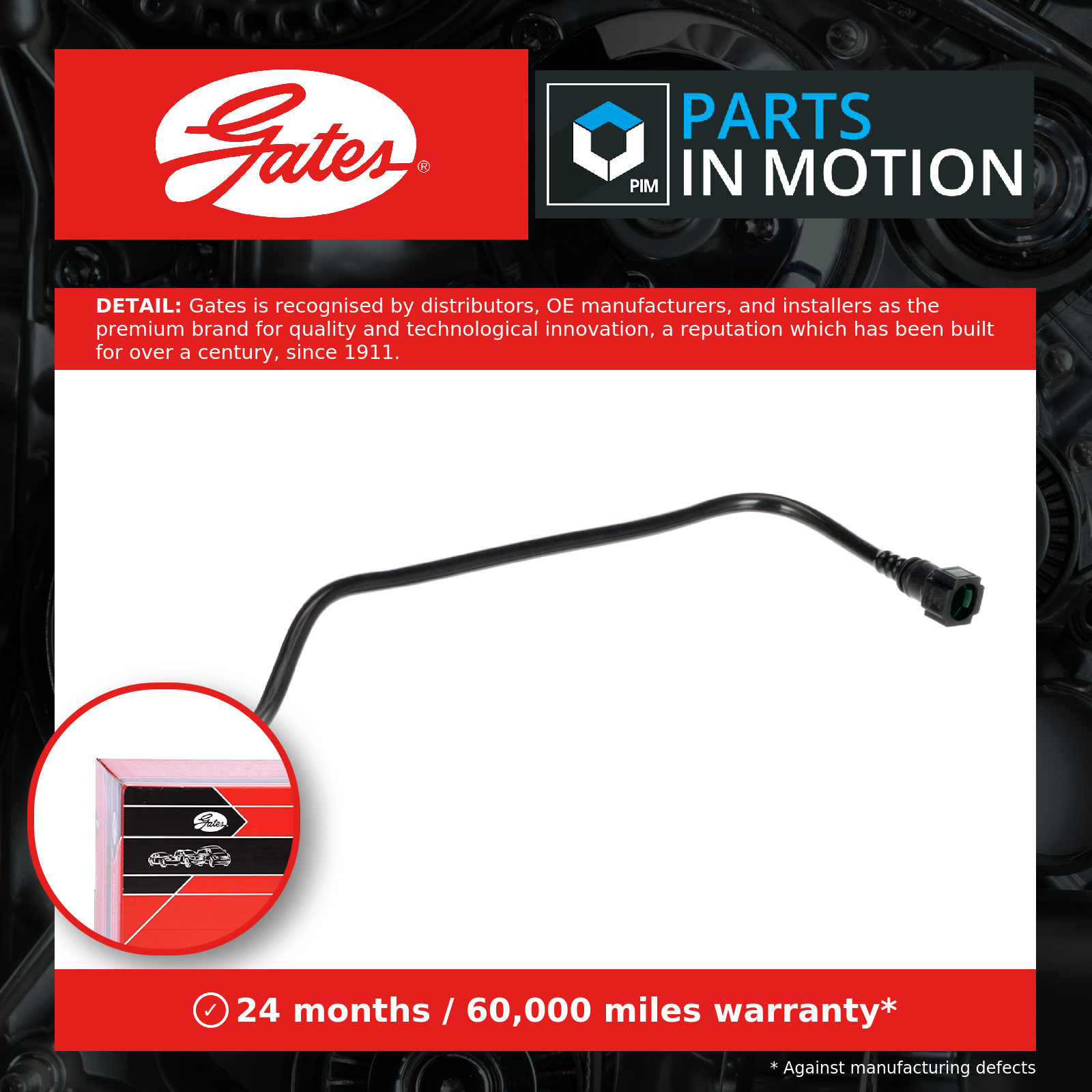 4x ✅Fits GATES-PRZEWODY MFL1288 FUEL HOSE ⭐UK Seller⭐ - Image 8