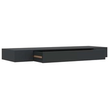 Floating Wall Shelf with Drawer Wall Mounted Storage Display Racks vidaXL