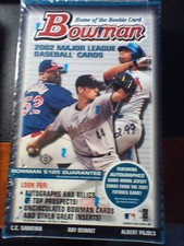 2002 Bowman Baseball Unopened Box