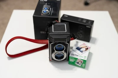 MiNT InstantFlex TL70 2.0 Twin Lens Reflex Instant Camera +Hood/Filter set - Image 1 of 4