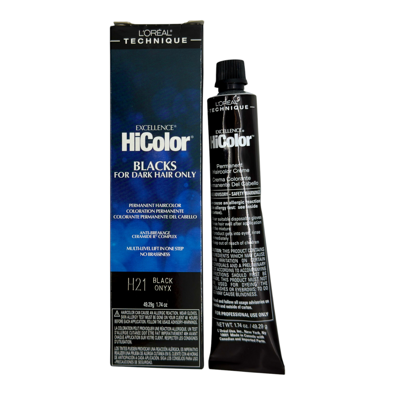 H21 Black Onyx Permanent Hair Color 1.74 oz