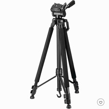 Sunpak Pro 66 66in Tripod Pan/Tilt Head w/ Case Smartphone Adapter