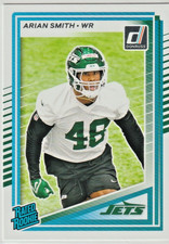 2025 Donruss New York Jets Arian Smith #386  -RATED ROOKIE