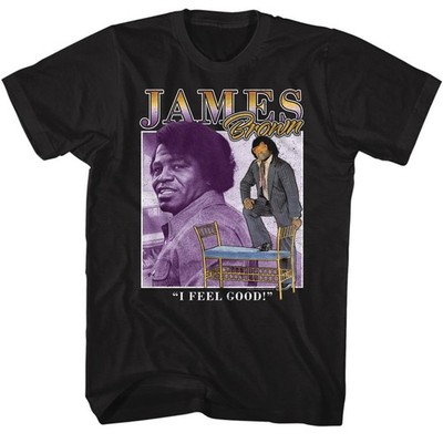James Brown Two Pic Square T-Shirt