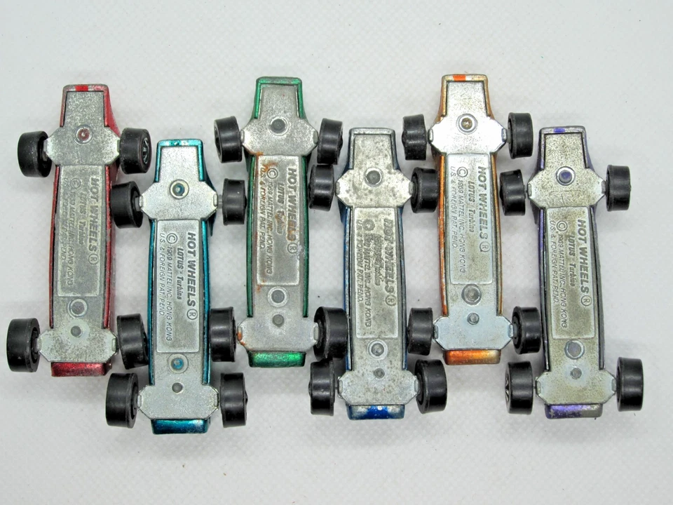 Redline Hot Wheels - Lotus Turbine Rainbow Lot of 6 - Image 4 of 4