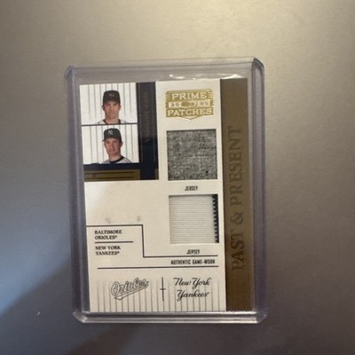 2005 Donruss Prime Patches Mike Mussina Past and Present Number Patch #PP18 /150