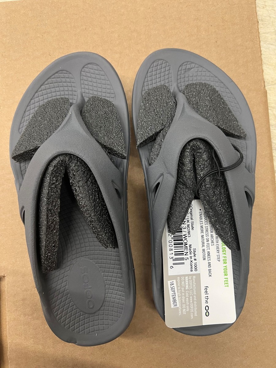 OOFOS Ooriginal Comfortable Regular Recovery Sandal - Slate