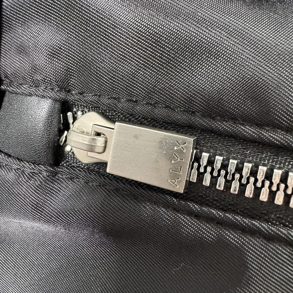 1017 ALYX 9SM Waist Bag Black Nylon Utility Belt Pouch Men's Saint Marks Buckle - Image 3 of 4