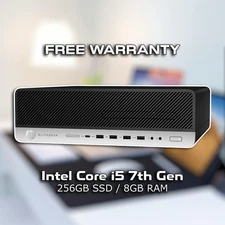 HP EliteDesk 800 G3 SFF Windows 10 PC (Intel Core i5 / 8GB RAM / 256GB SSD)