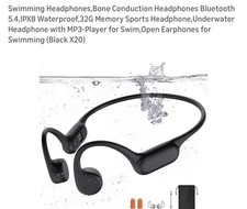 Swimming Headphones,Bone Conduction Headphones Bluetooth 5.4,IPX8 Waterproof,32G
