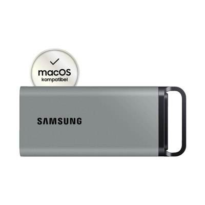 SAMSUNG PSSD T5 EVO Festplatte, 4 TB SSD, extern, Grau