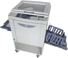 Nice! ~ Riso EZ221U High Speed Duplicator w/ Wheeled Base #1