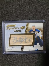 Barret Jackman 2024-25 Upper Deck Engrained Icons #SS-BJ Signature Shots