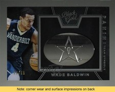 2016 Black Gold Collegiate Team Symbols White 20/99 Wade Baldwin IV #43 READ 1u6