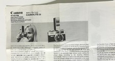 Canon Canolite D Instruction Manual multi-language