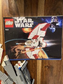 LEGO Star Wars: T-6 Jedi Shuttle (7931) INCOMPLETE Has 2 Mini Figures