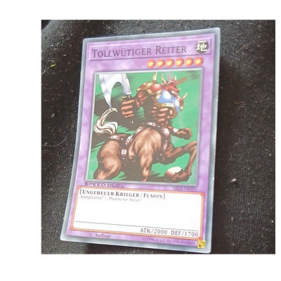 Konami Tollwütiger Reiter Speed Duel Deutsch 1. Auflage ATK2000/DEF1700