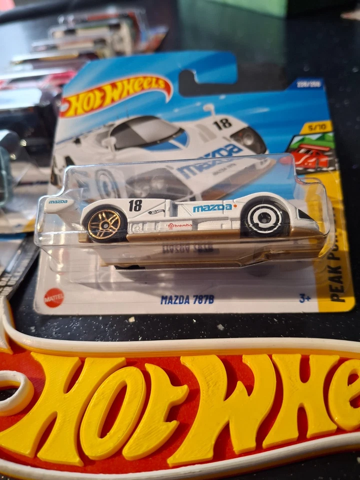 Hot Wheels ~ Mazda 787B, Blue & White, Short Card.  More NEW Mazda's Listed!!! - Image 2 of 4
