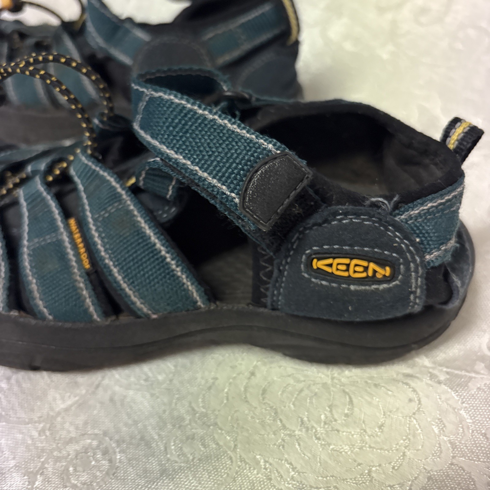 Sandali da trekking impermeabili Keen XT 0305 Newport donna taglia 4 blu punta chiusa U