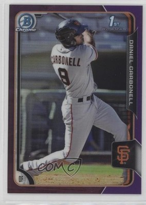 2015 Bowman Chrome Prospects Purple Refractor /250 Daniel Carbonell #BCP189 0ed