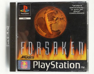 Forsaken sony playstation 1 2 3 one ps2 ps3 Psx pal - - Complete