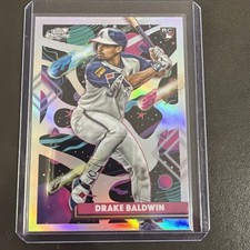 2025 Topps Cosmic Chrome - RC Chrome Refractor- Drake Baldwin 96 Atlanta Braves