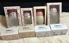 &Eacute;lh&eacute;e x Liberty Silicone Bottle Set 150/240/330ml Wide Neck Anti-Colic Teats