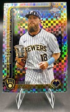 2025 Topps Chrome Update Drew Avans #USC47 X-Fractor RC Brewers